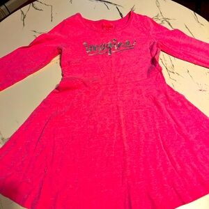 Imagine pink long sleeve dress